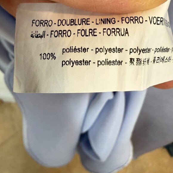 Zara Satin Slip Dress Spaghetti Straps Midi Blue Gray Size Medium - Picture 9 of 11